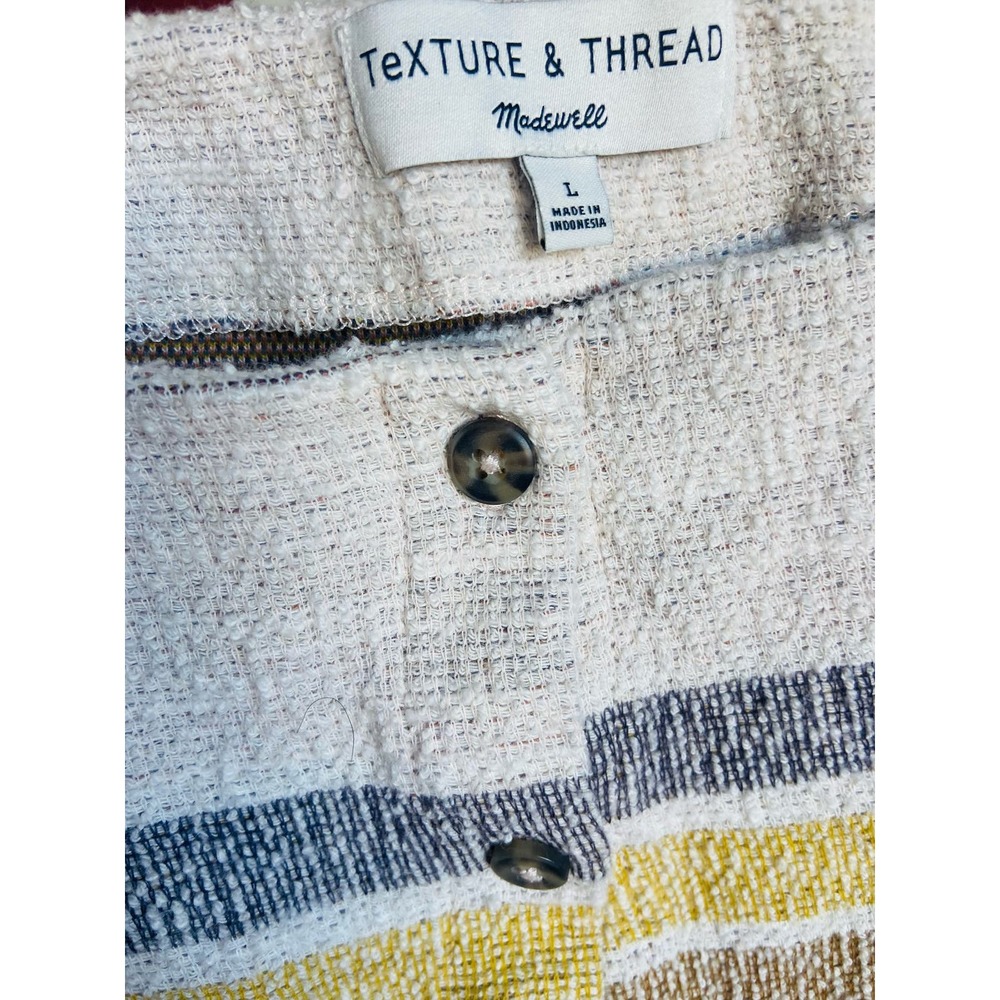 Boho Chic Texture And Thread Large Large Cortton … - image 2